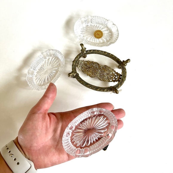 VTG Bleikristall 4PC Trinket Holder - Picture 10 of 16